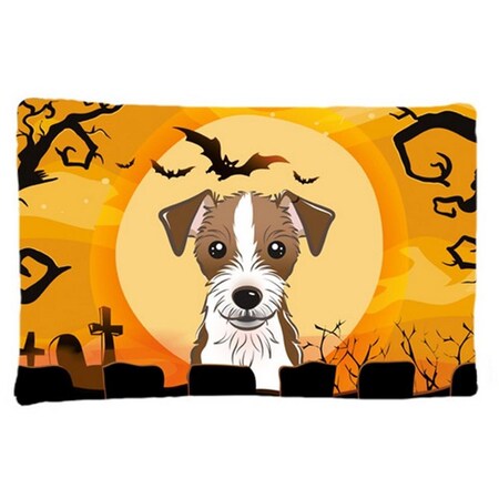 Carolines Treasures Halloween Jack Russell Terrier Fabric Standard Pillowcase BB1760PILLOWCASE